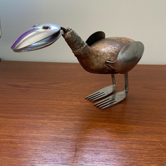 Hand Crafted Other - Cute golf putter repurposed bird